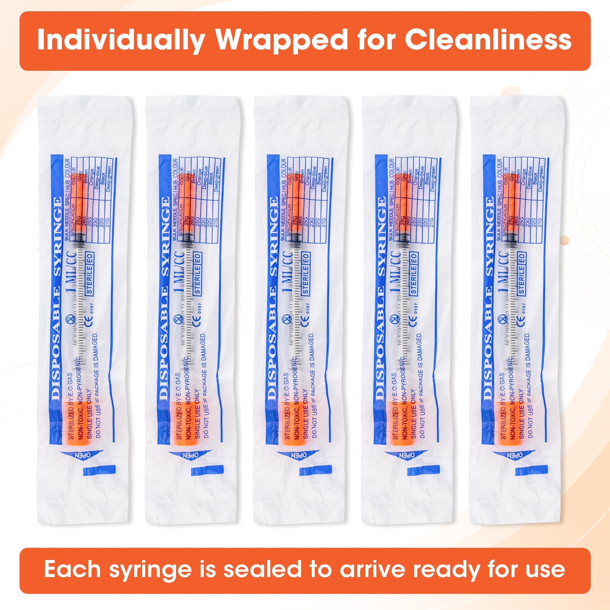1ml Syringes 31G - Precise Liquid Handling -4