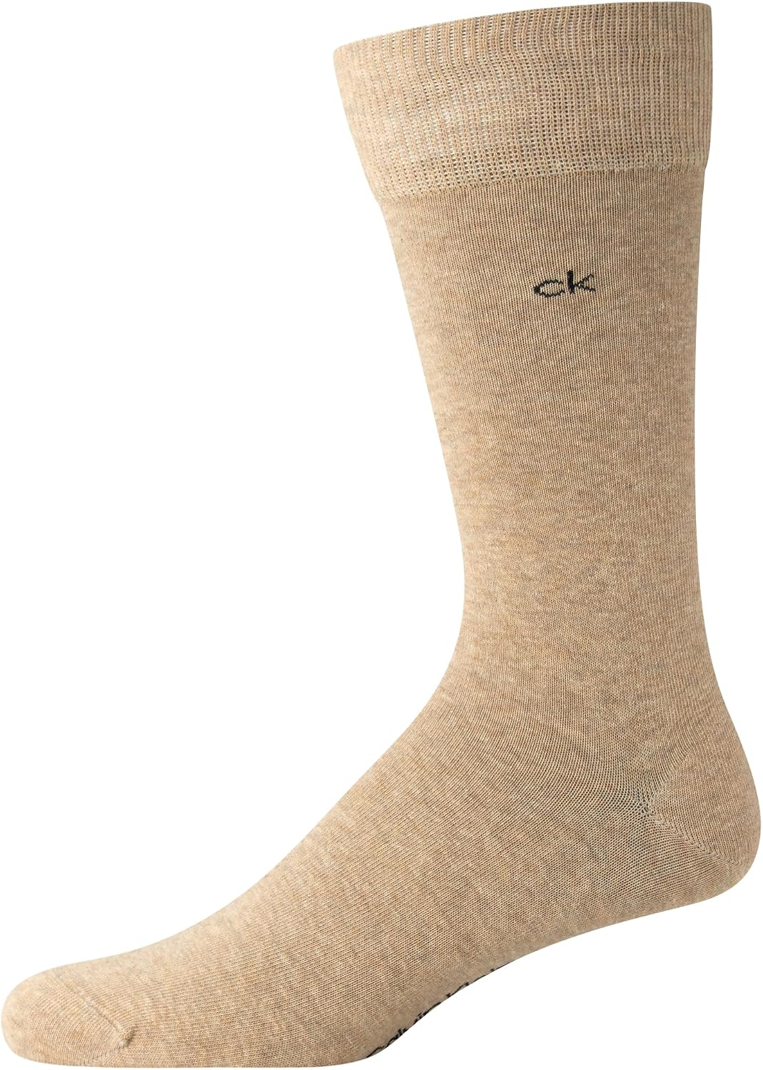 Calvin Klein Mens 6 Pack Soft Cotton Blend Dress Crew Socks