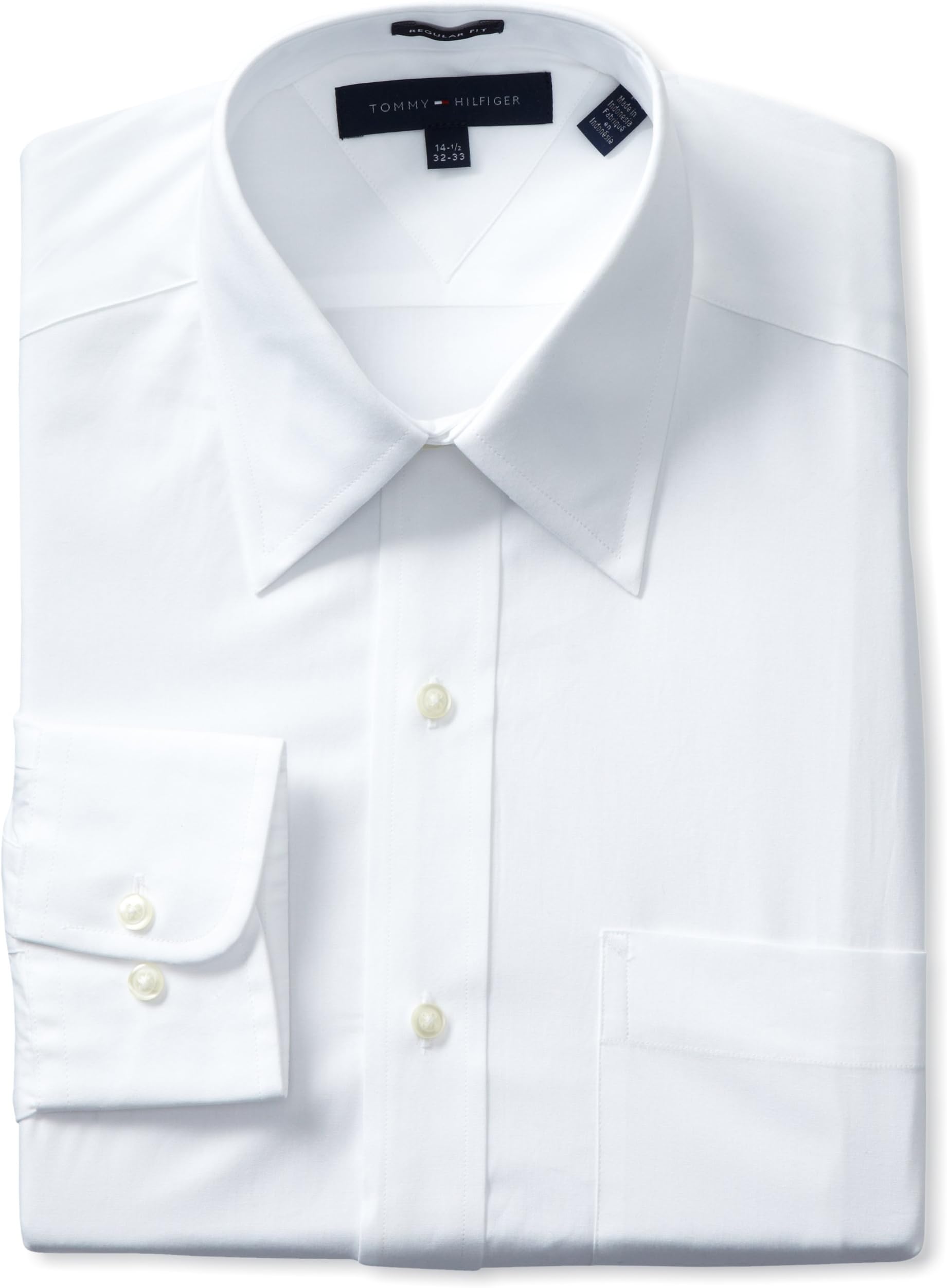 Tommy Hilfiger Men's Poplin Solid Shirt