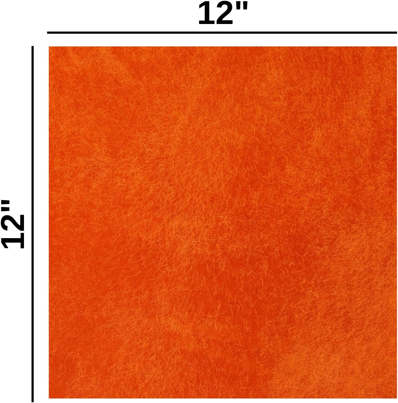 Eren's Leather Goods Pueblo Leather Sheets for Crafts, Full Grain Cowhide Tooling Leather Pieces (Orange, 12"x12")