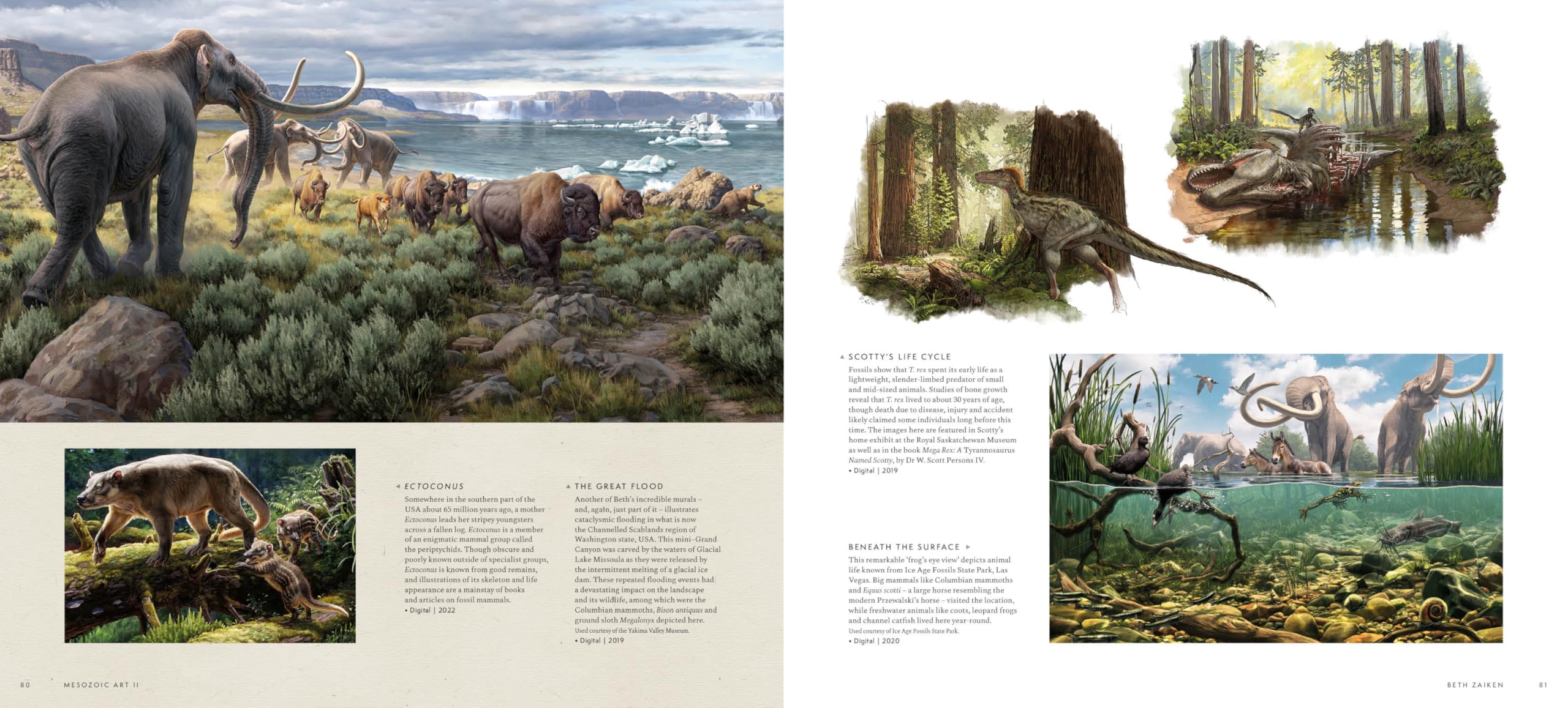 Mesozoic Art II: Dinosaurs and Other Ancient Animals in Art