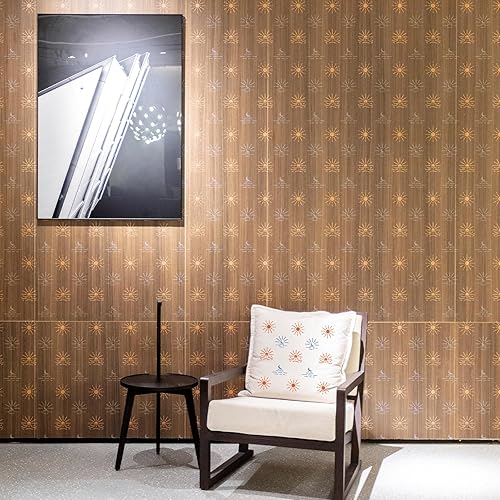 Miniatura 5 de INFUNLY Plantillas de pared para pintar de 11.8 x 11.8 pulgadas, plantillas reutilizables de azulejos de luna, plantillas de pintura de sol, luna,