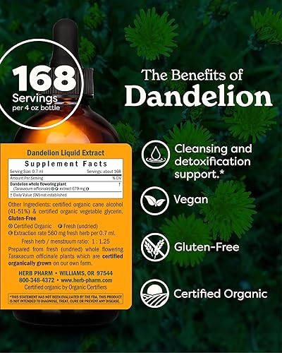 Miniatura 2 de Herb Pharm Certificado Orgánico Sin Alcohol Raíz de Valeriana Glycerita para un sueño reparador - 1 onza DDAND04 1 1