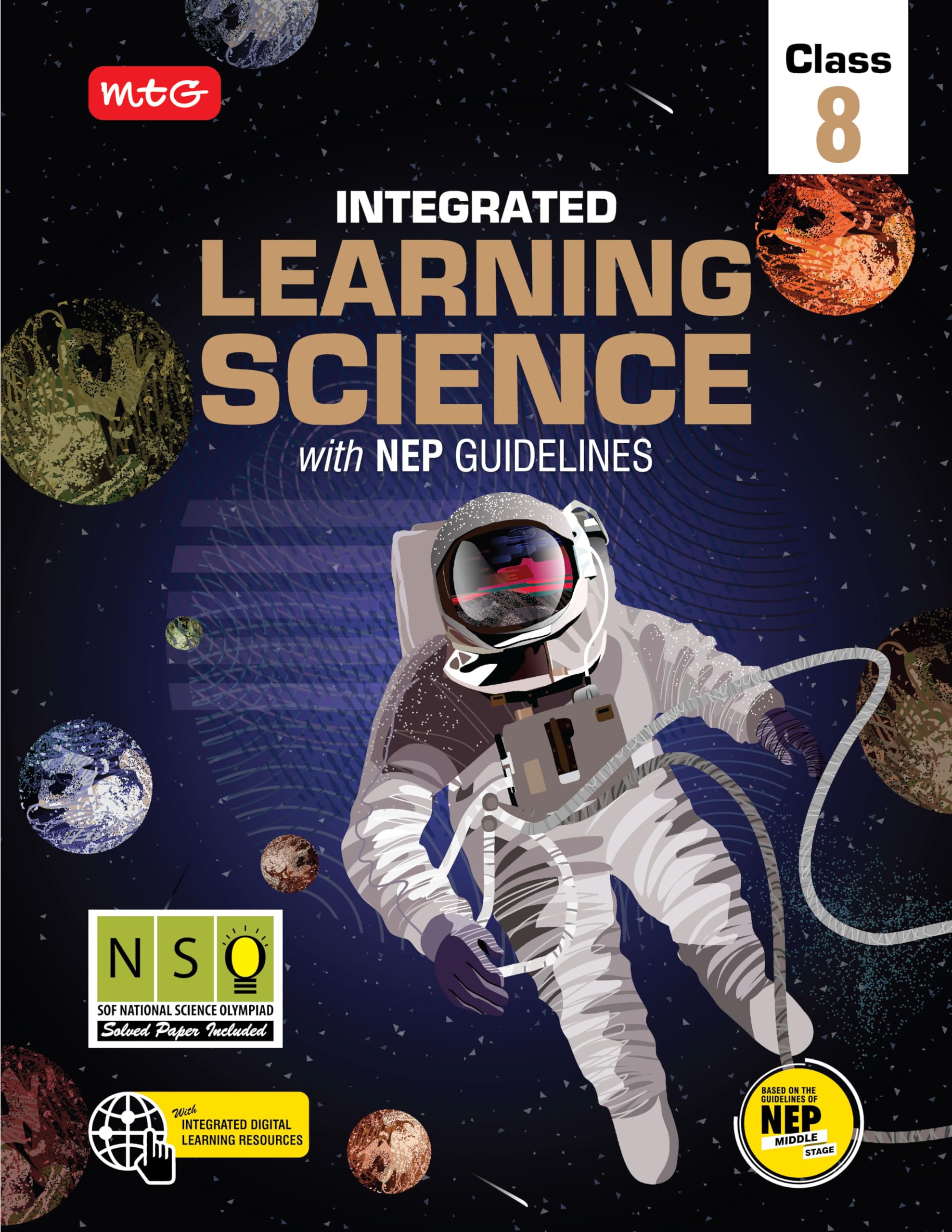 MTG Class-8 Integrated Learning Science Book 2024 with NEP Guidelines ...