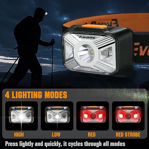 Miniatura 6 de DURATECH Juego de enchufes giratorios magnéticos de 5 piezas y faros EverBrite recargables con luz roja