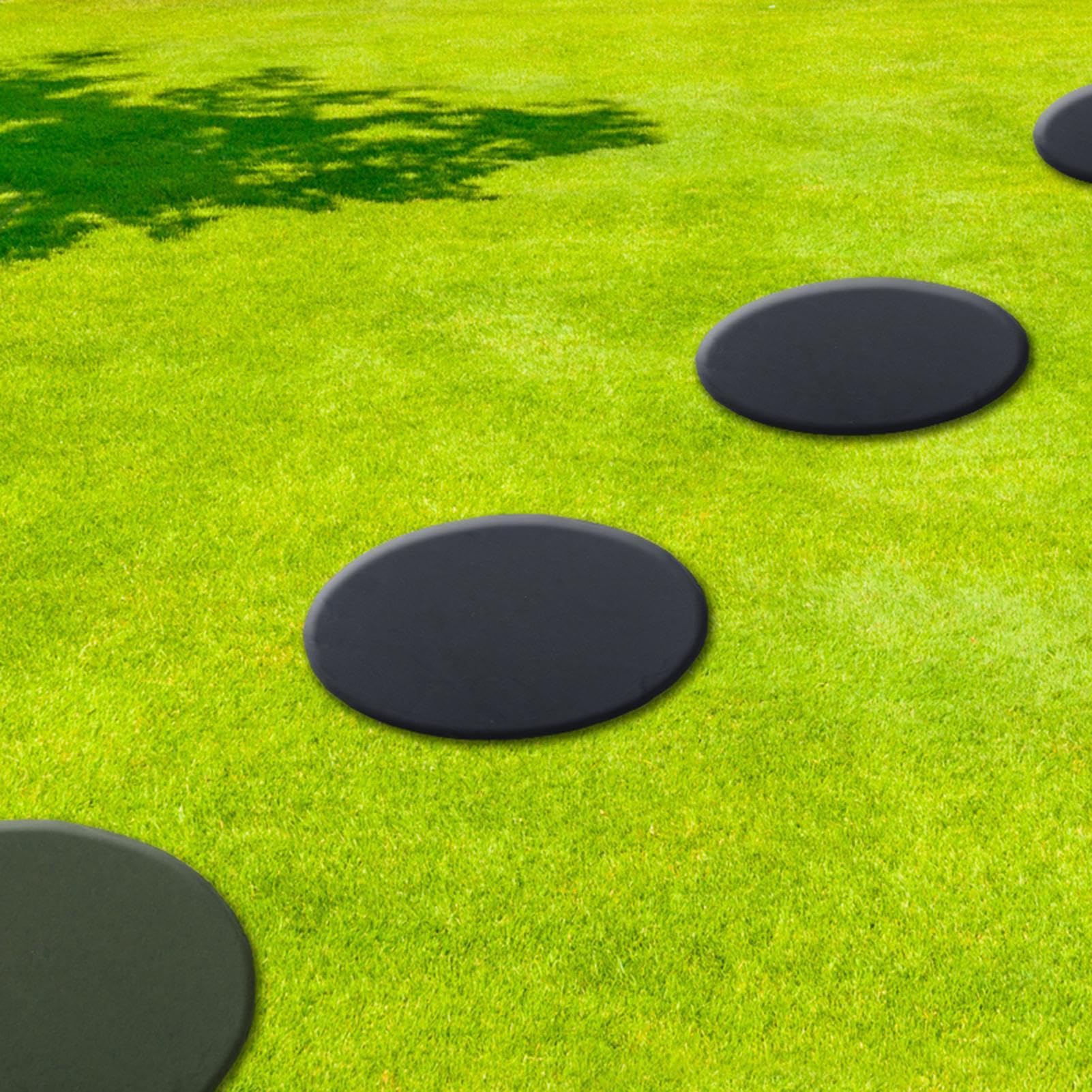 Pietre miliari da giardino per esterni, 4 pezzi, decorative resistenti