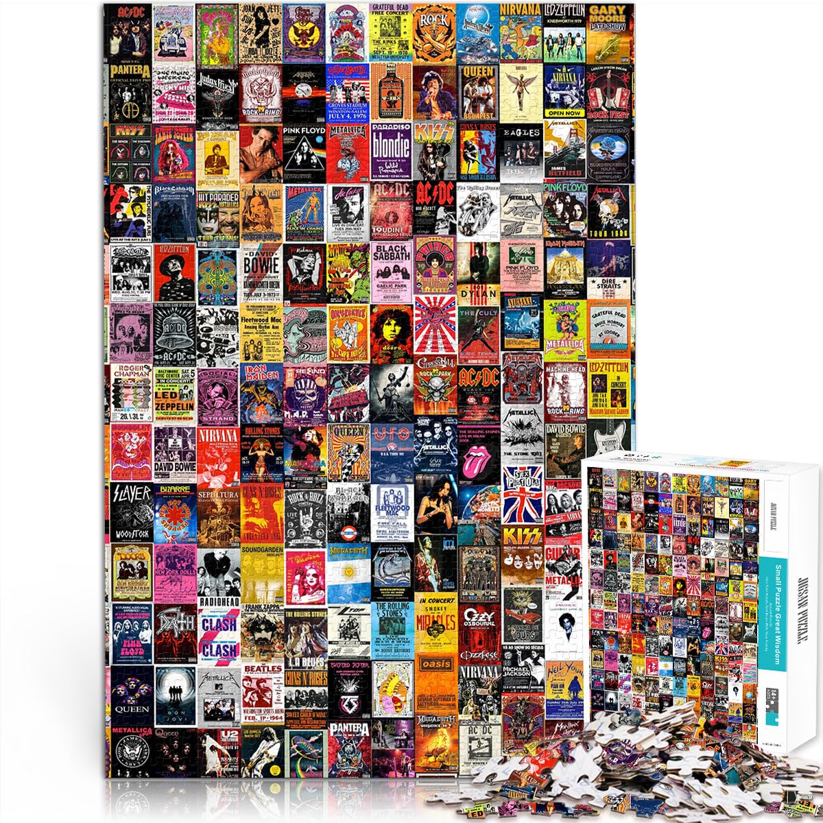 1000 teenager Pieces Jigsaw Puzzle Retro art poster Interesting Stress Reduction 38x52cm Home Decoration for Age 14+ — image 1