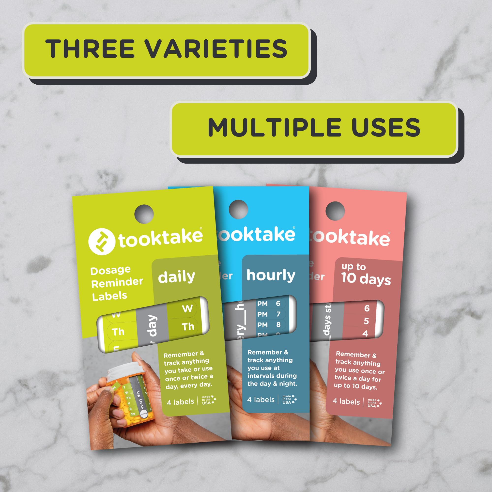 tooktake Personal Pill Organizers
