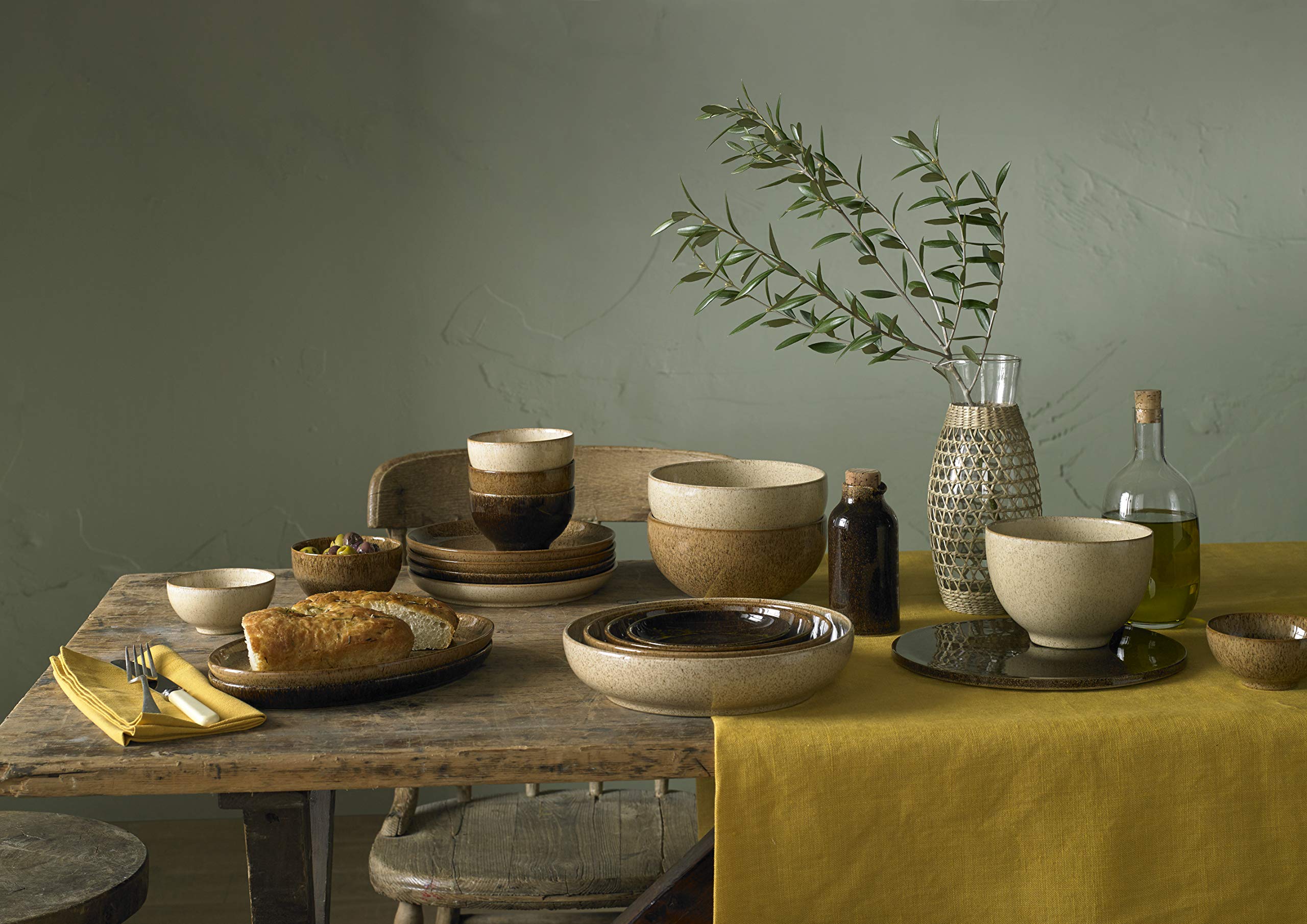Amazon.com: Denby Studio Craft 4 Piece Pasta Bowl Set, One