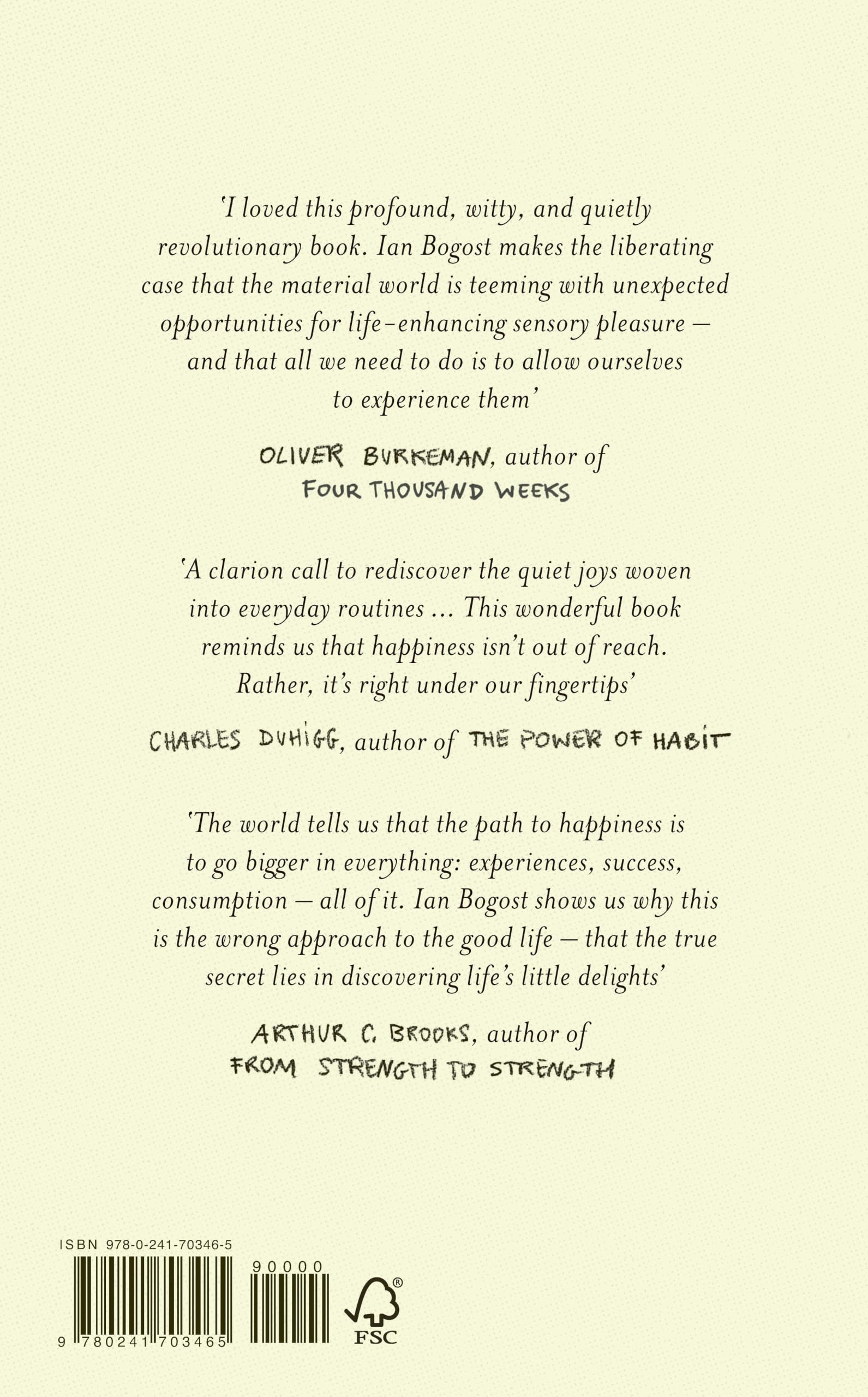 The Small Stuff: The Sensory Enchantment of Everyday Life