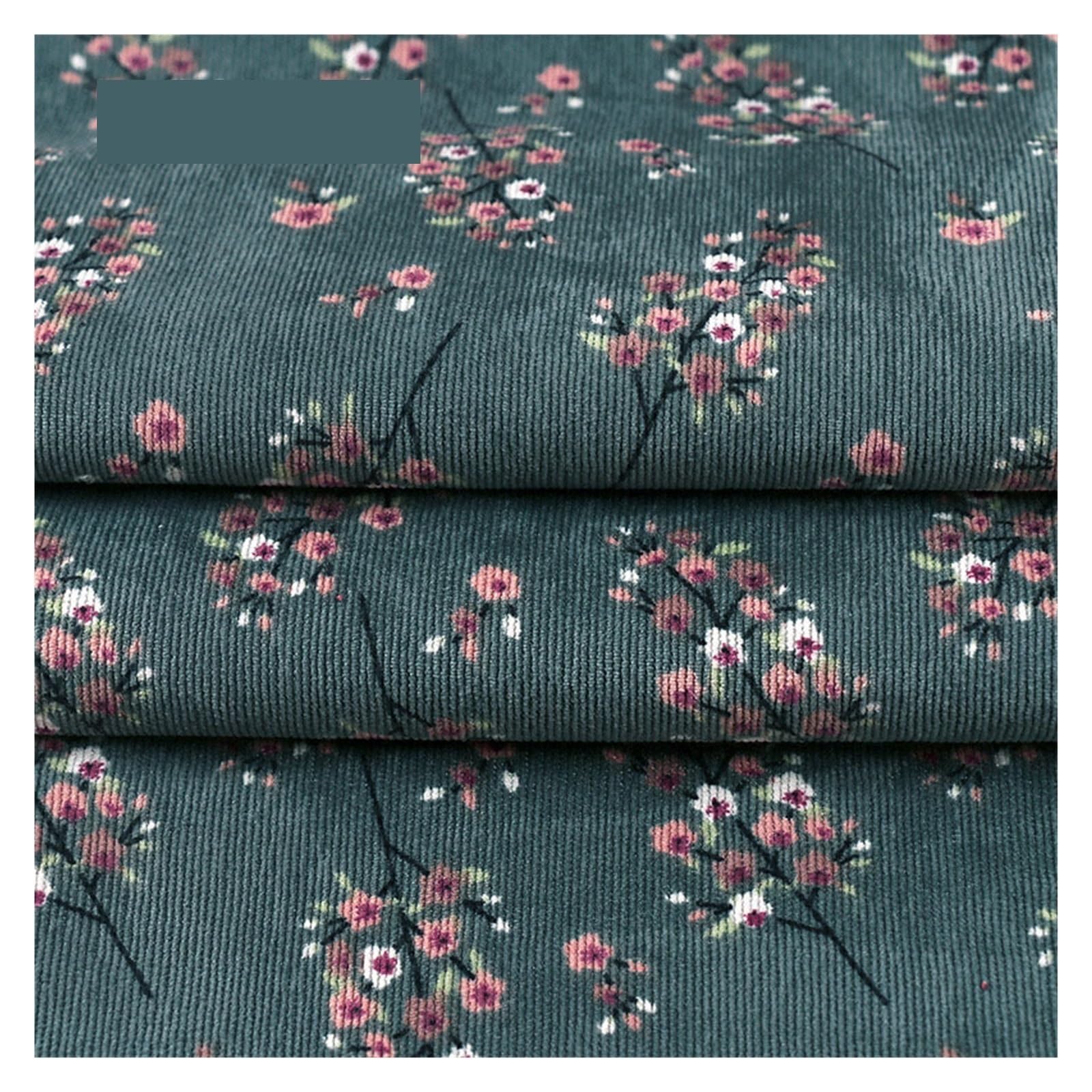 Amazon.com: HDNSAUD Embroidered Cotton Fabric 100 * 150CM Corduroy