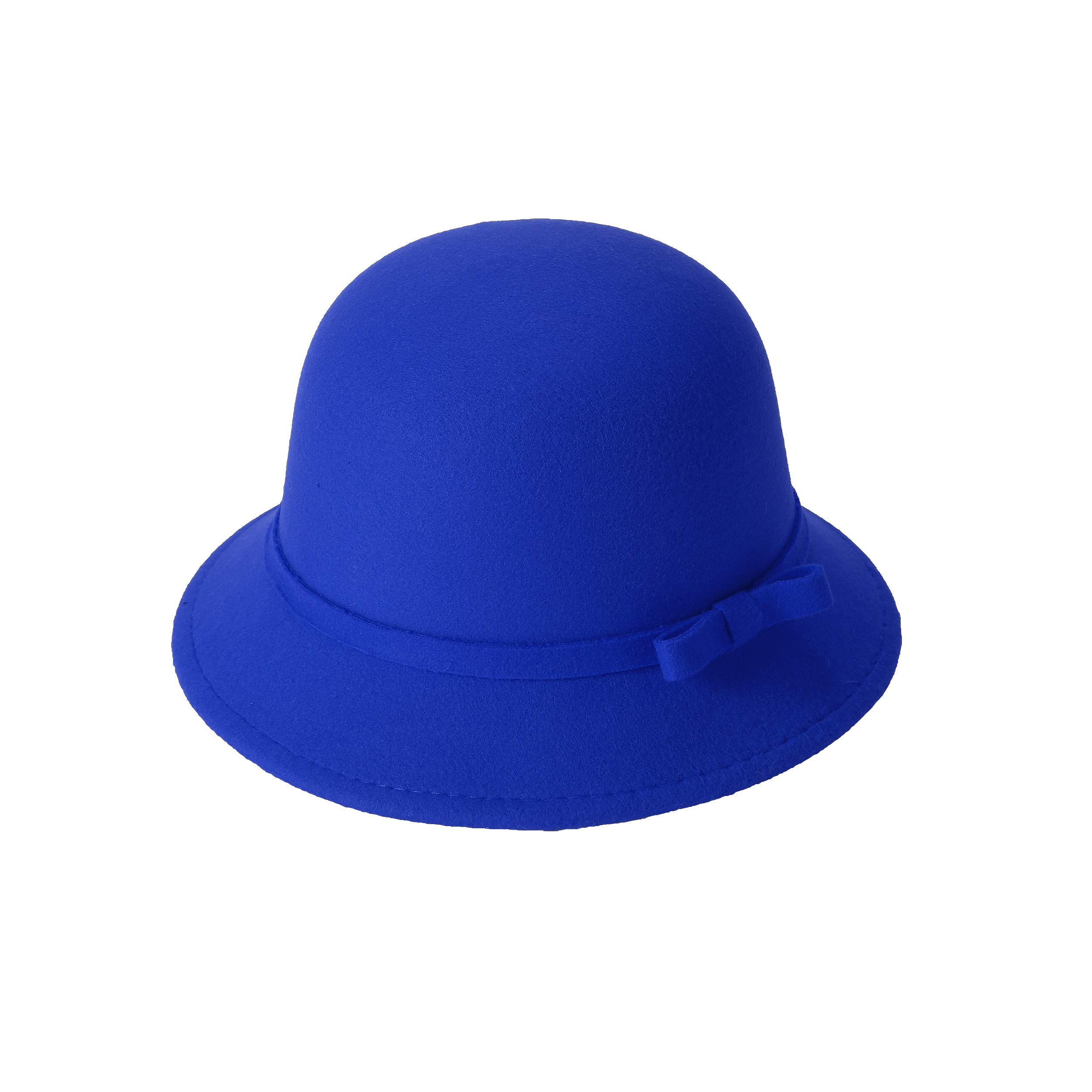 UltraKey Chapeau de Feutre pour Femmes, Réglable en Daim Vintage Réglable avec Bowknot