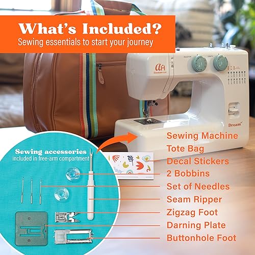 Miniatura 2 de American Home Paquete de organizador para máquina de coser y bolsas de mano para principiantes para llevar tu máquina, además de accesorios y