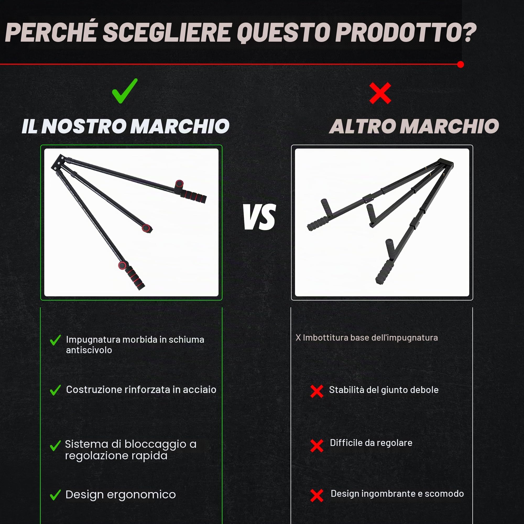 Divaricatore Gambe per Stretching fino a 180° - Regolabile 6 Livelli Attrezzo Interno Coscia per Spaccata, Stretching Attrezzi, Collo del Piede Attrezzo Danza e Arti Marziali, Acciaio Inox