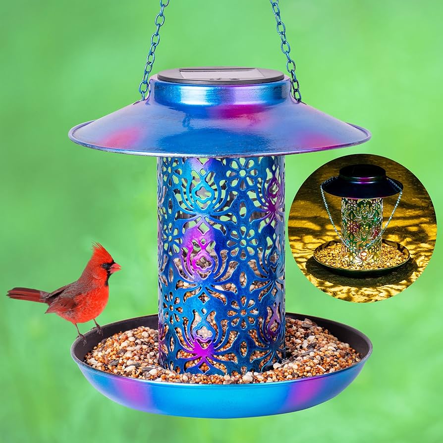 Amazon.com: Ottsuls Solar Bird Feeder for Outdoors Hanging