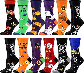 81m4F2r6HrL. AC SY445 SX342 QL70 ML2 2025 WeciBor Divertidos calcetines de colores para mujer, con dibujo divertido y disparatado, de algodón, de moda