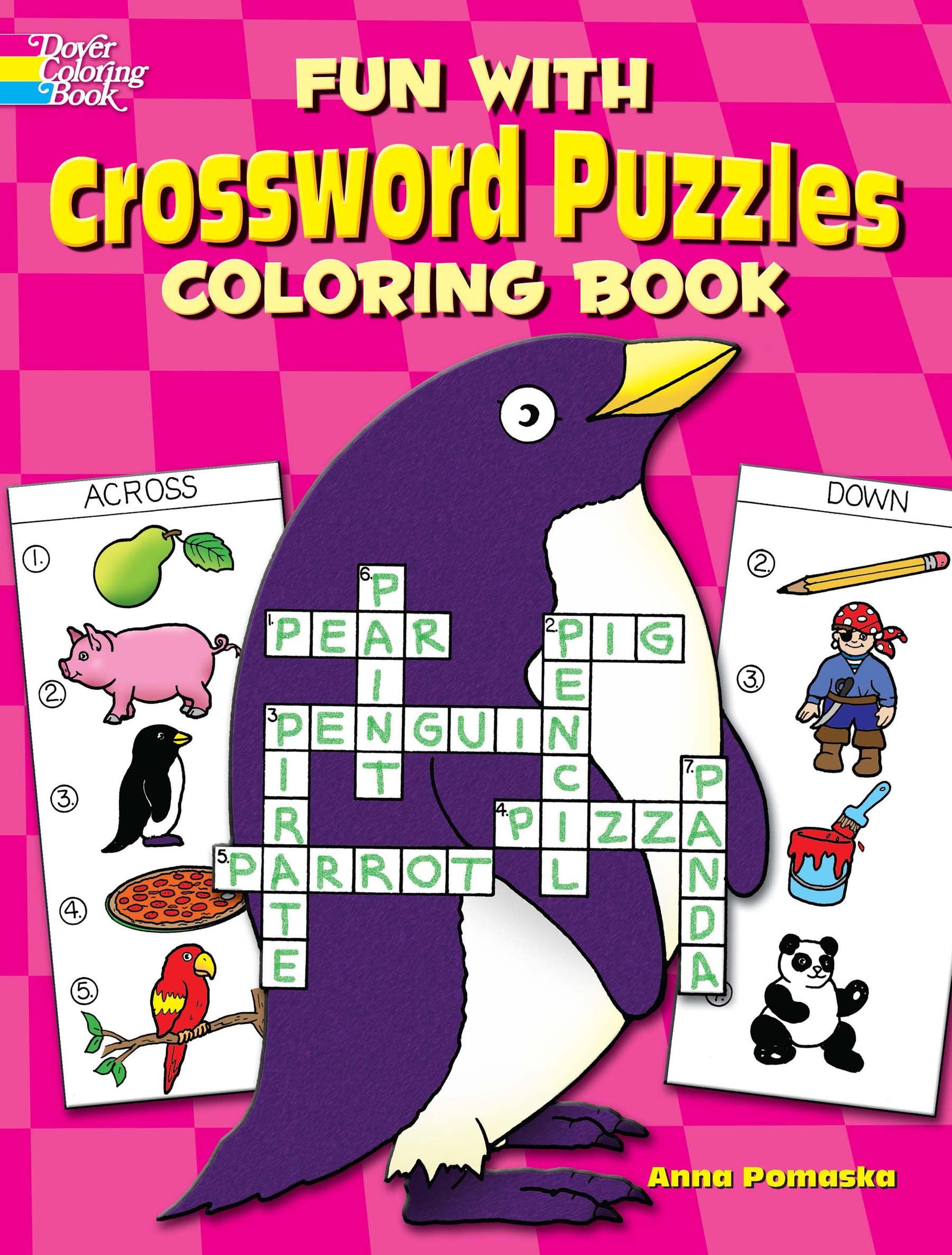 Fun with Crossword Puzzles Coloring Book (Dover Kids Activity Books)