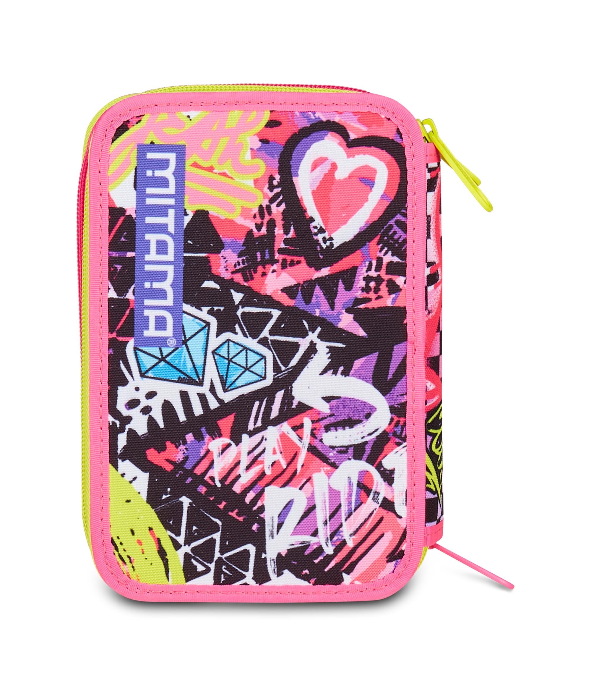 Mitama Astuccio Scuola 3 Scomparti, URBAN QUEEN, Astuccio Attrezzato, Per bambini e ragazzi, Scuola e tempo libero