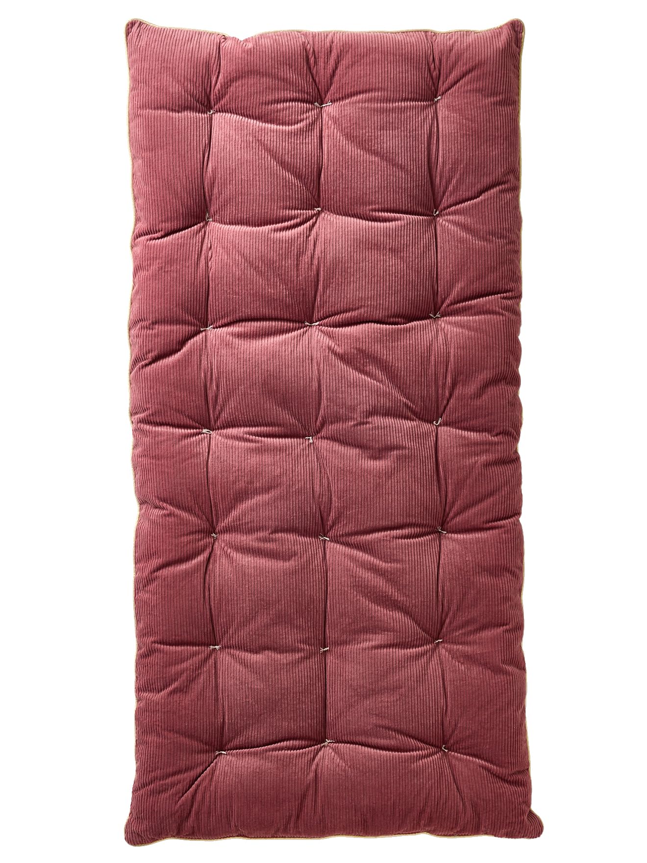 VERTBAUDET Matelas de Sol bi-matière Fleurs/Velours Arizona Rose TU