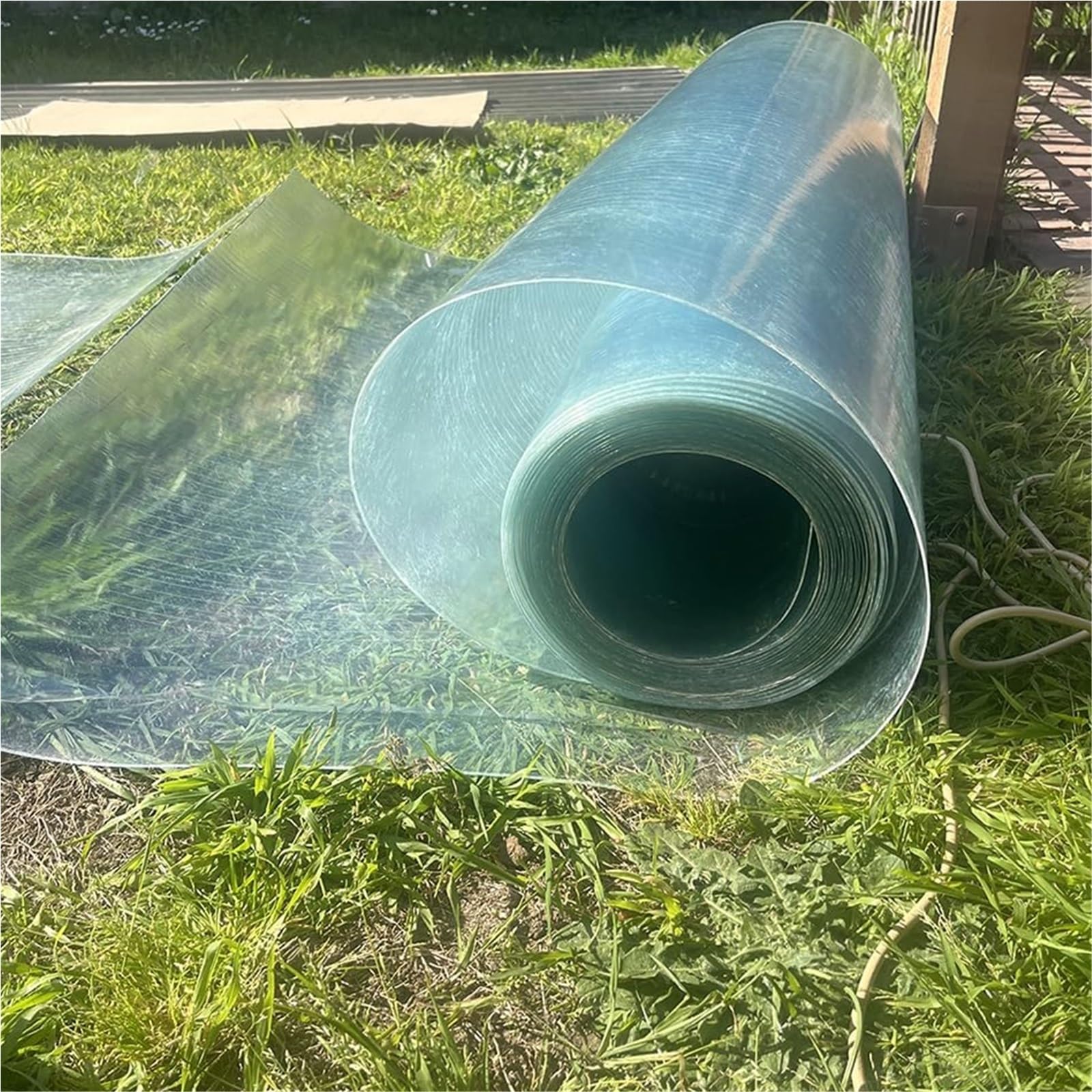 Feuille ondulée en fibre de verre durable pour rénovation de toiture