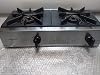 Rinnai RSB-206A-13A Commercial Gas Stove for City Gas 12A 13A Standard Type 2 Gaskets
