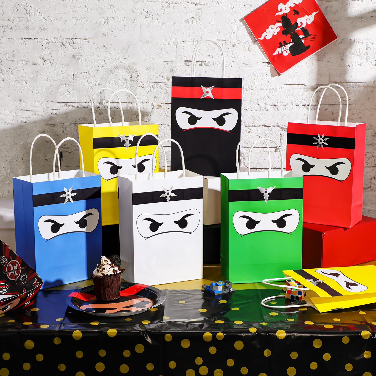 バッグ party bag Xs) Non-Woven Bright Color Tote Bags - Party Favors - 12