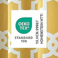 Vista 9 de Exclusivas cortinas para el hogar, par de paneles de cortina blackout (opacas) de sarga de satén tejido con ojales superiores