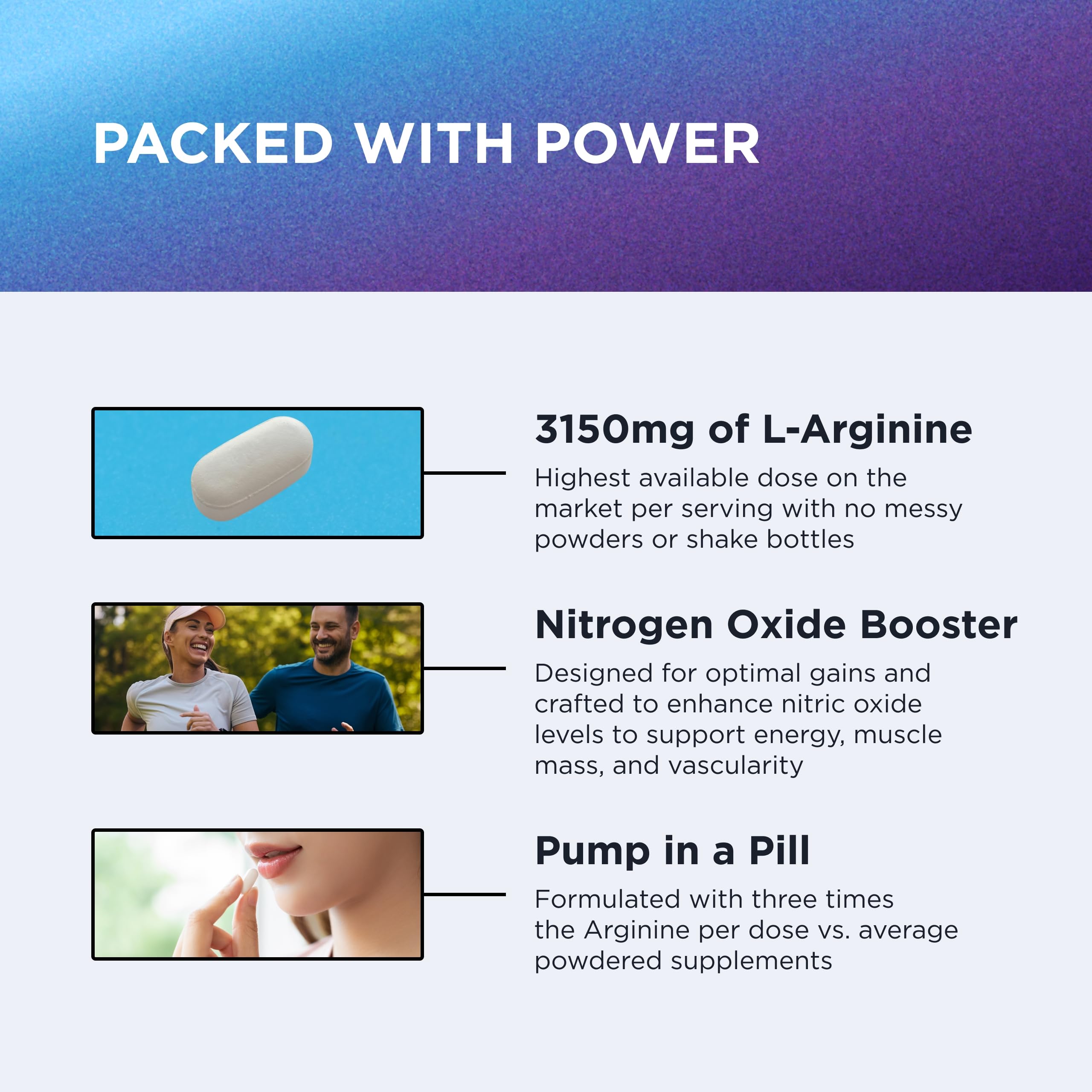 Dr. Emil L-Arginine 3000, High Dose Nitric Oxide Booster, 90 Tablets — Amazon image 5
