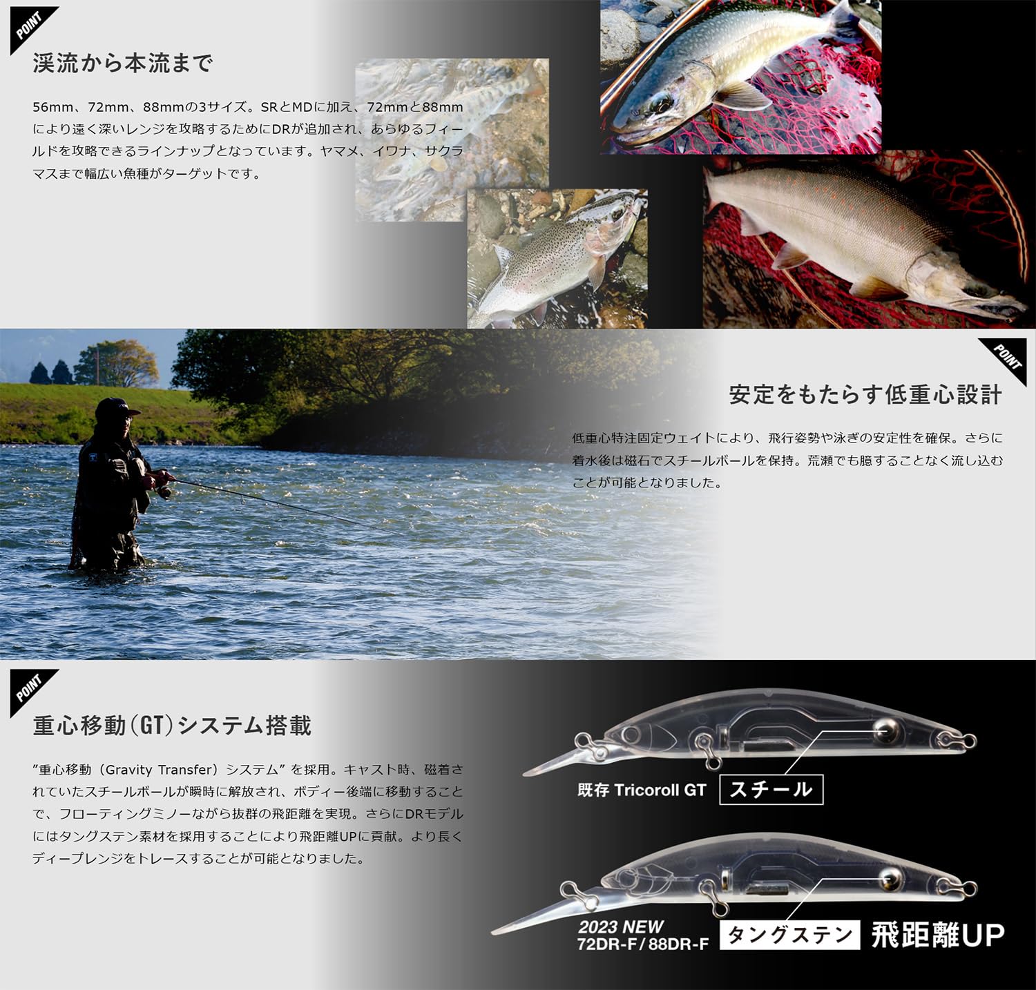 Amazon.co.jp: ジャッカル(JACKALL) ティモン トリコロール GT 88MD-F