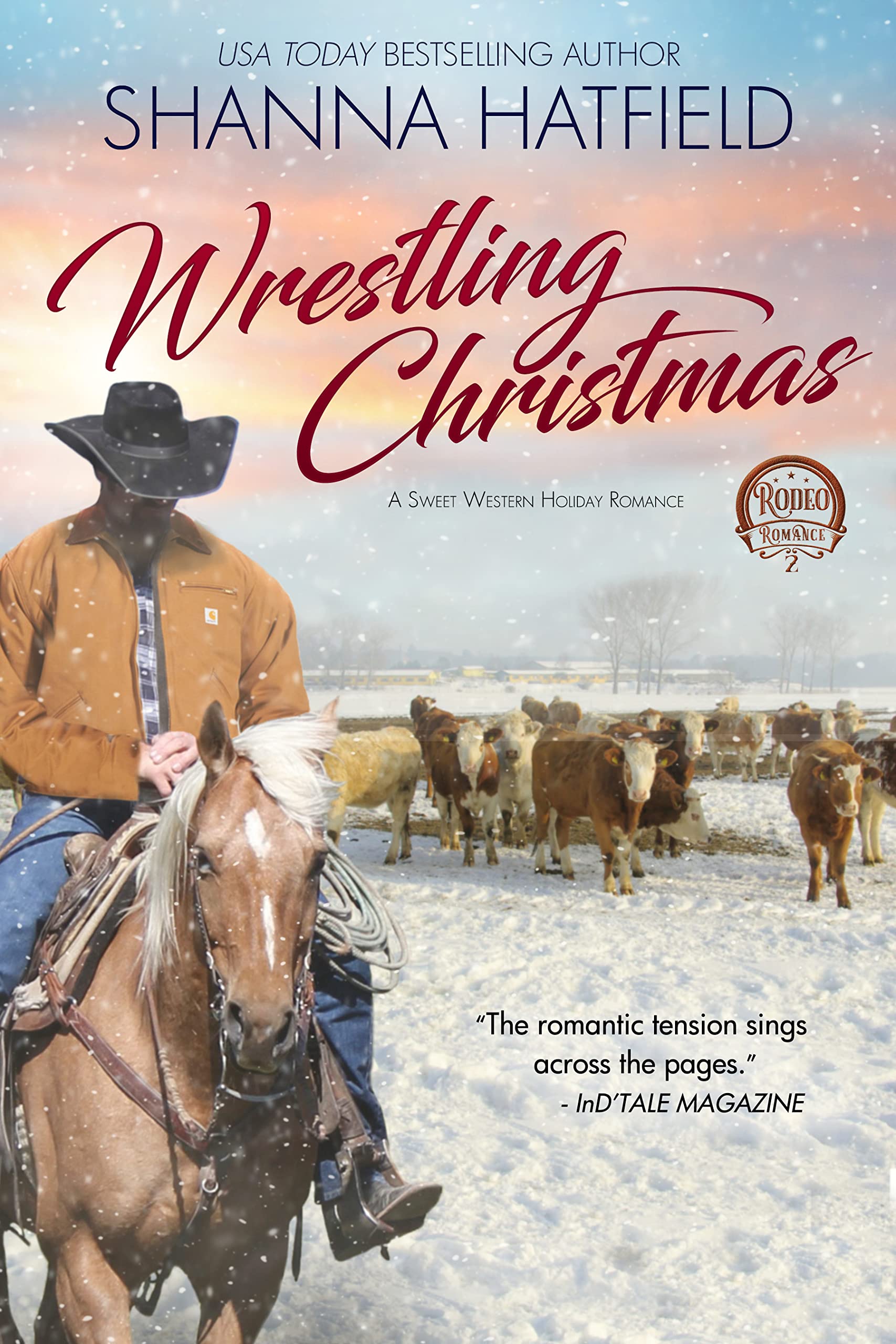 Wrestling Christmas: A Sweet Western Holiday Romance (Rodeo Romance Book 2)