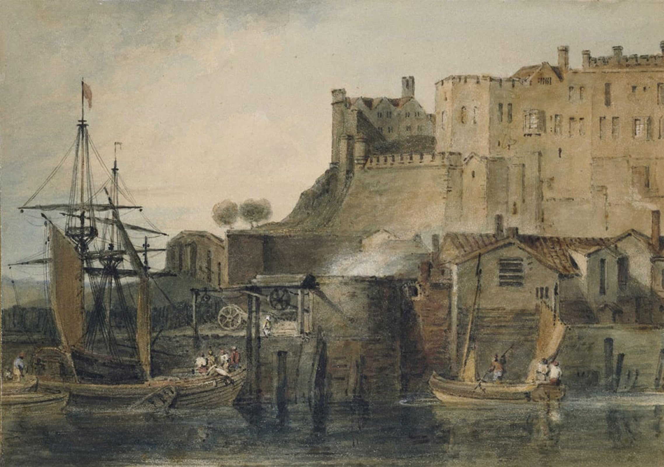 SERENDIPITP Retro Picture Poster Wall Art Pictures Painting Castle by Mallord William Turner Wall Art Canvas Print for Wall Decor 60x90cm