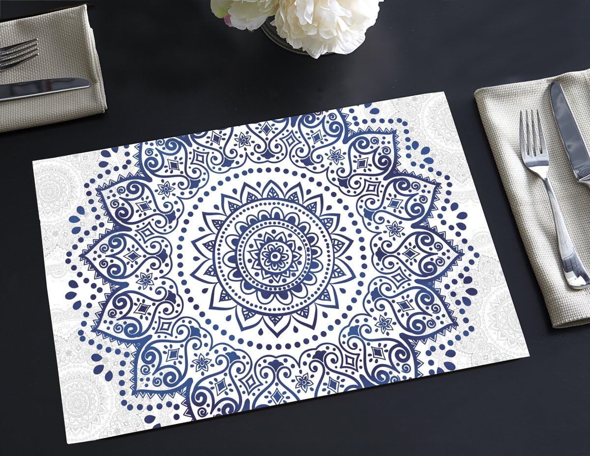 CounterArt 'Mandala' Glass Cutting Board, 15 x 12"
