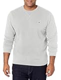 mens Basic Crew Neck Fleece Sweatshirt
