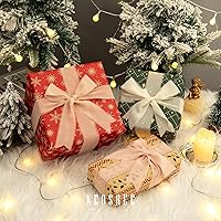 Vista 4 de 3 rollos de cinta de chifón de seda hecha a mano con flecos, color nude y blanco crema, de 1.5 pulgadas de ancho x 21 yardas de largo