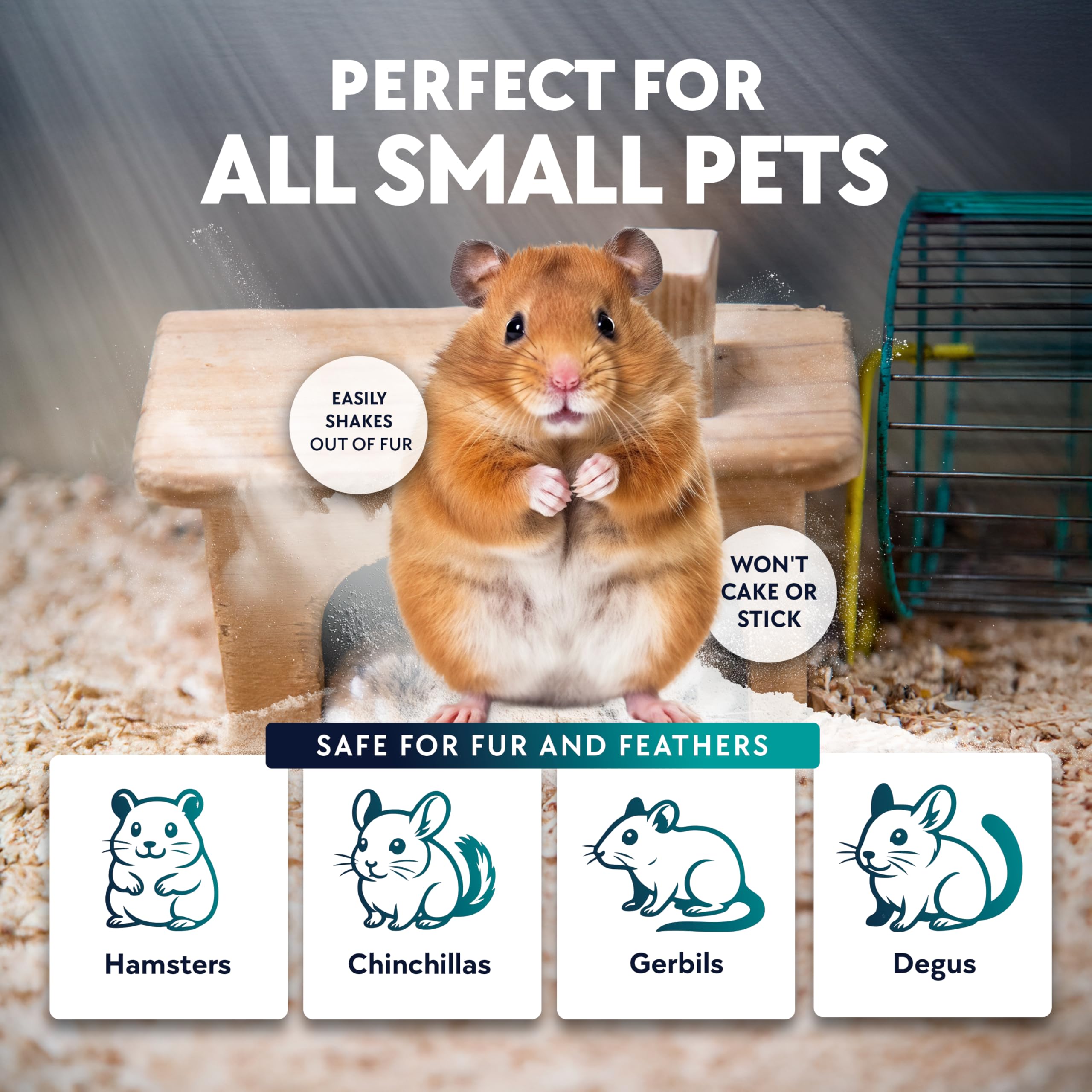 Chinchilla Dust Bath House Hamster Bathtub Sand Bath Box - Plastic