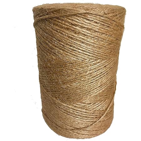 500 Meter Garten Schnur Jute Kordel Garn Natur Bastelband Paketschnur Juteband Kunsthandwerk Verpackungs DIY String Dekoration Seil