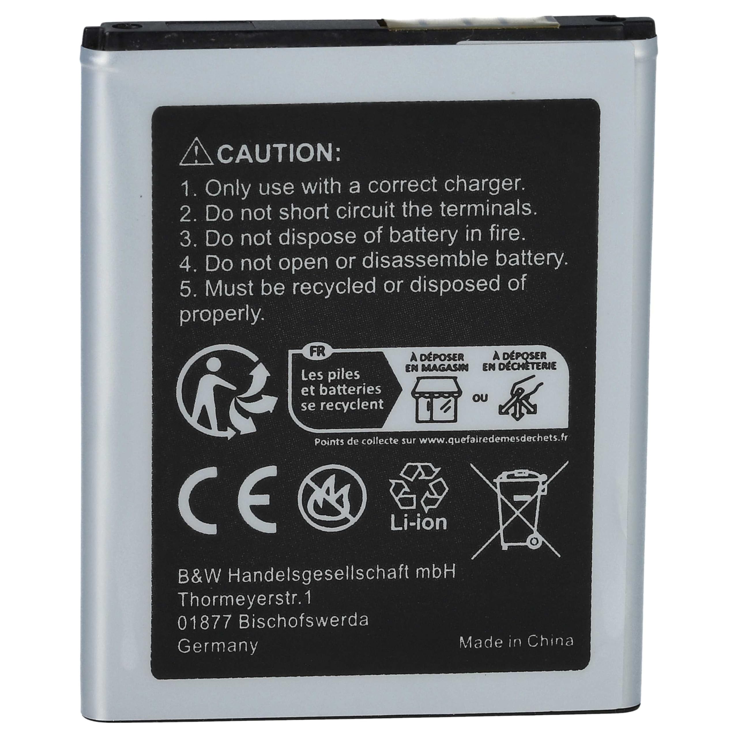 Vhbw Batteria Compatibile Alcatel One Touch Miss Sixty / OT-20.05 / OT-2005 – 700mAh, 3,7V, Ioni Di Litio – Sostituisce BTR510AB - 4