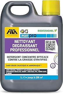 FILA Surface Care Solutions PS87 Pro Nettoyant Degraissant Professionel: Detergent Concentre Efficace Contre la Graisse Stratifiee