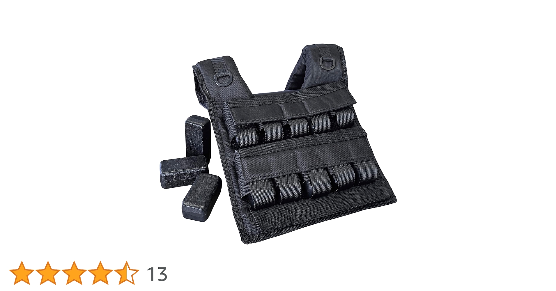 Amazon.co.jp: MIKISHO ウエイトベスト 20kg 重さ調節可能 加重ベスト