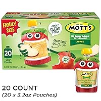 Vista 58 de Mott's Paquete Variado de Puré de Manzana Sin Azúcar Añadido, 4 Sabores – Manzana, Fresa, Canela y Arándano, Hecho de Fruta Real, Sin Sabores
