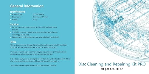 Miniatura 5 de Kit de limpieza y reparación de discos ProcareSelect PRO