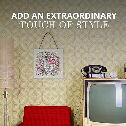 Miniatura 4 de Beauty Comes from Within Sign 70's Retro Floral Decorative Gratitude Hippie Wood Sign Inspirational Wall Art Great for Home Nursery Kitchen Bedroom