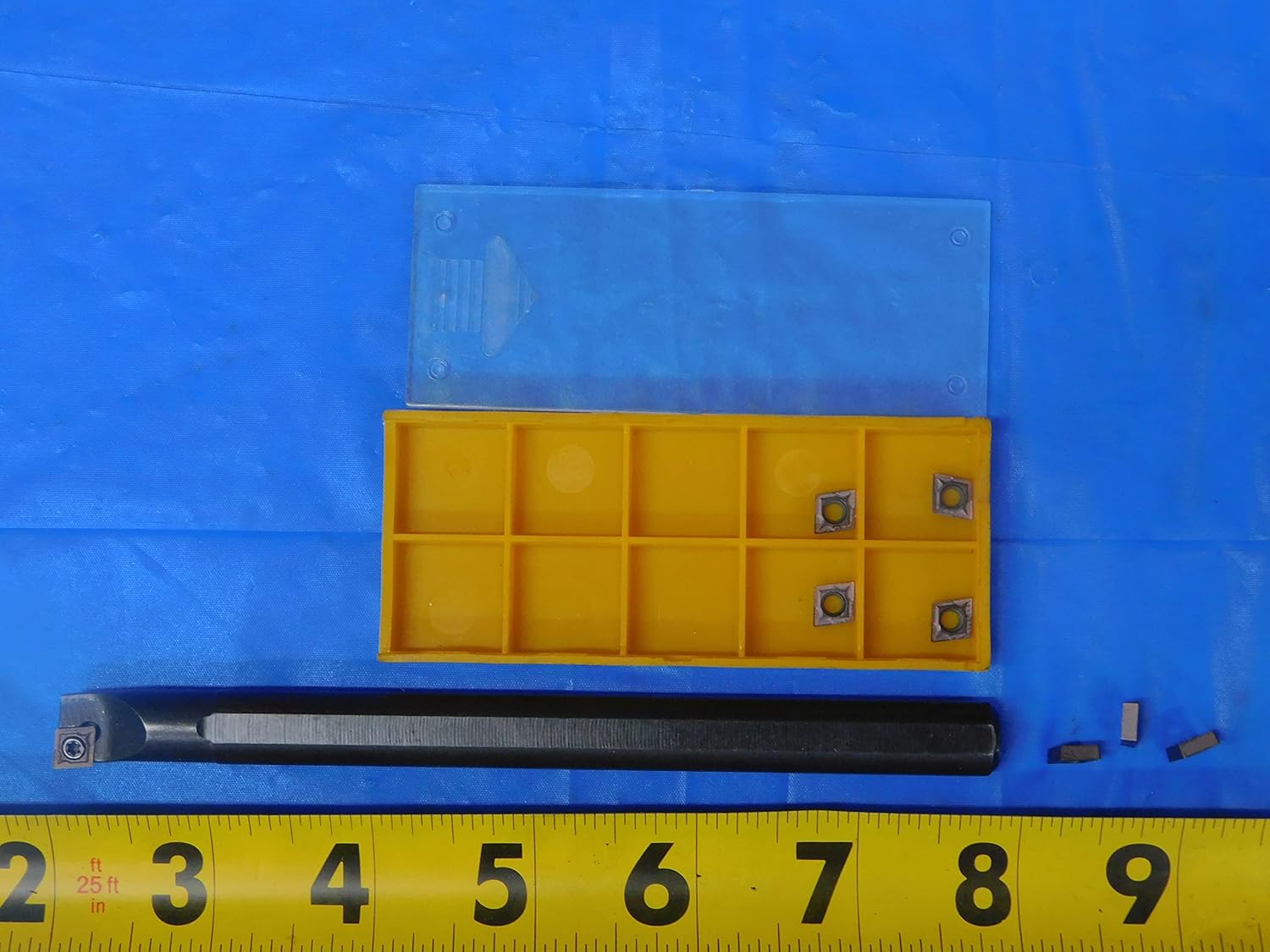 S12M-SCLCR06 Boring BAR 12mm Shank Dia 5 7/8 OAL W/ 7 CCMT-0602 Inserts - MB10057BS2