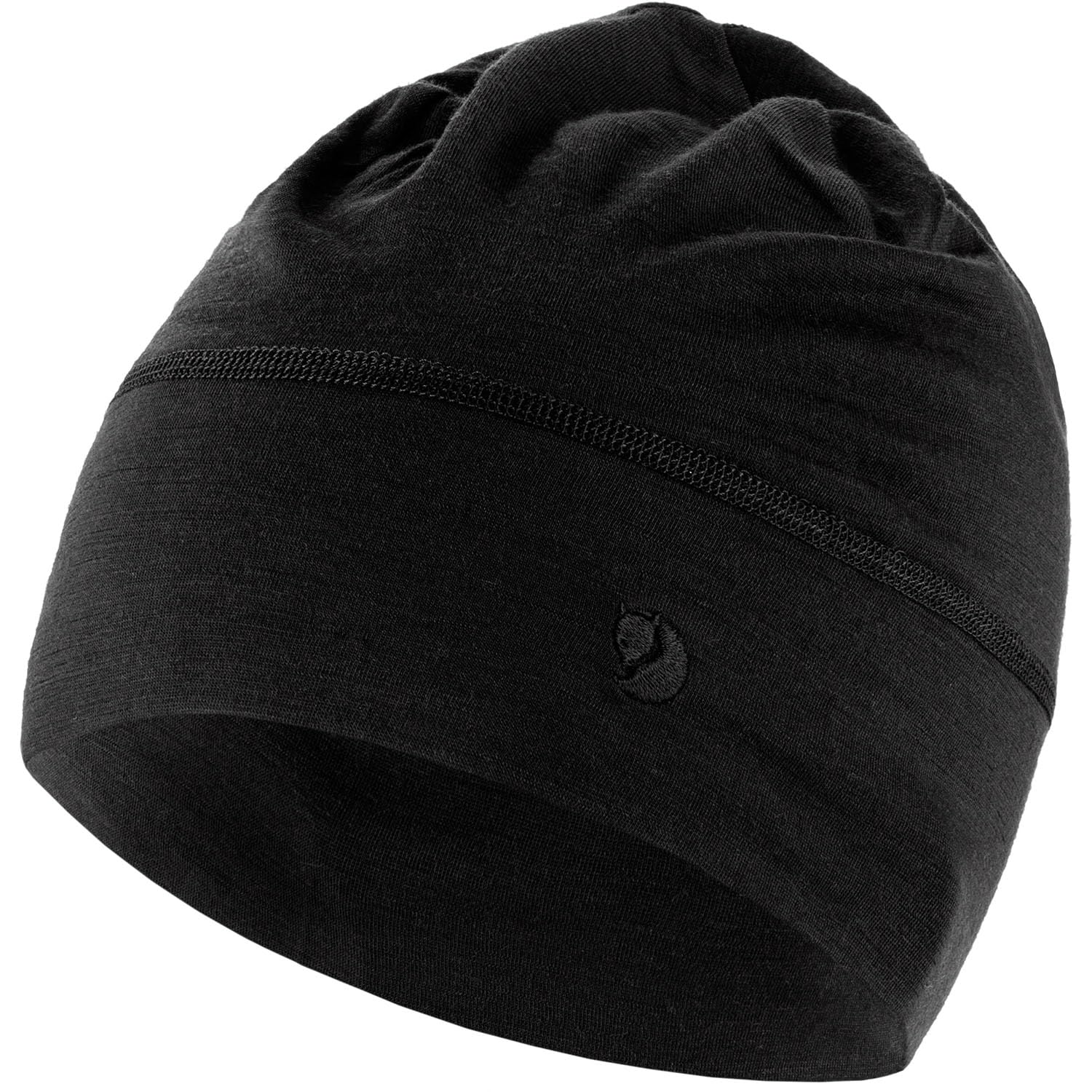 Fjallraven 87080-550 Abisko Lite Wool Beanie/Abisko Lite Wool Beanie Hat Unisex Black Size OneSize