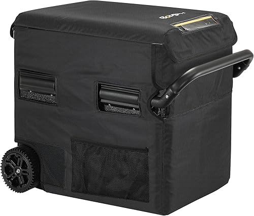 BougeRV Funda protectora aislada de 59 cuartos de galón, funda de refrigerador portátil de 12 voltios para refrigerador BougeRV CR55/CRD55, bolsa de