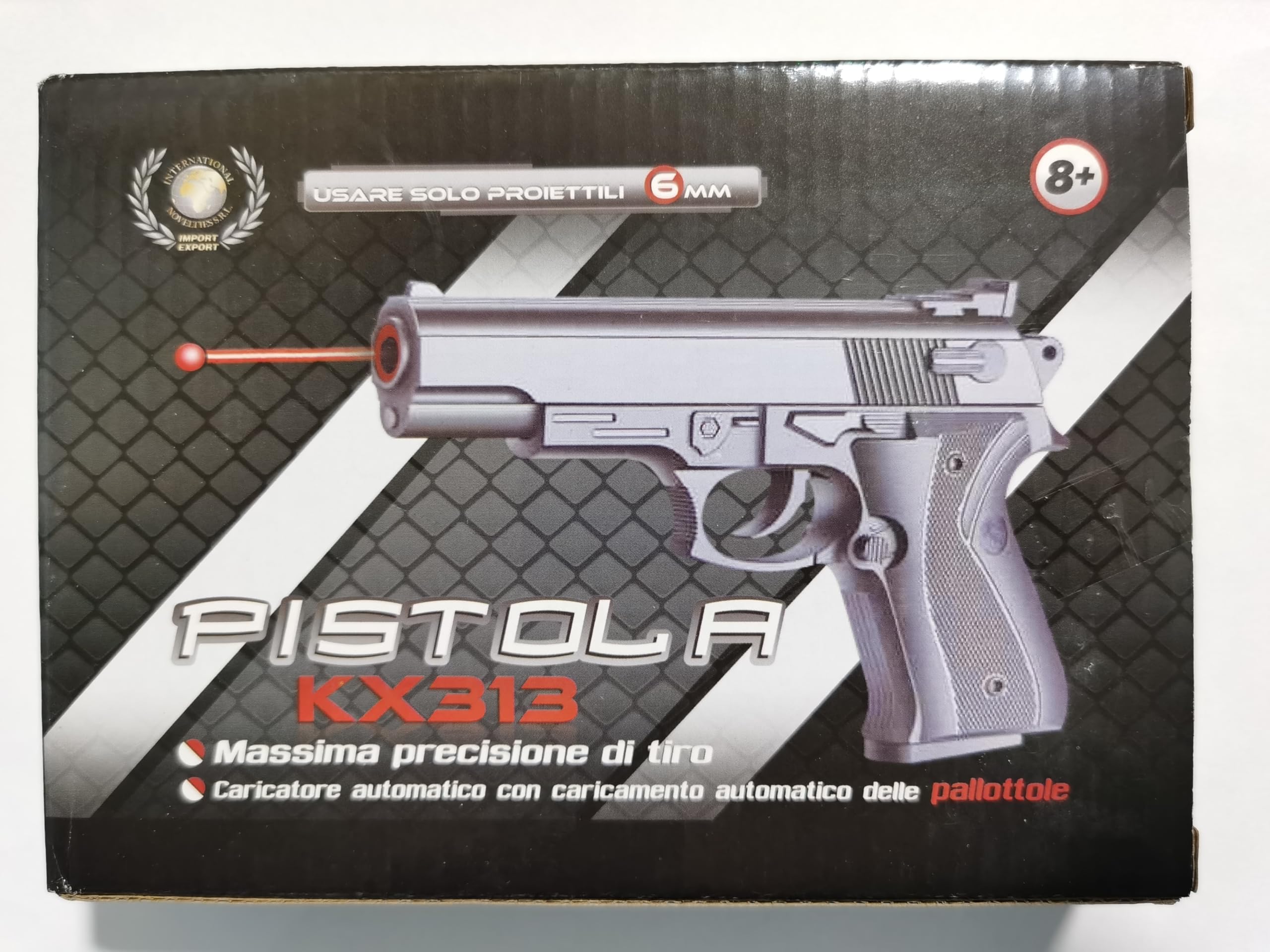 Pistola Giocattolo a Pallini, Pistola BB Bullets, Calibro 6 mm, Inclusi Dardi