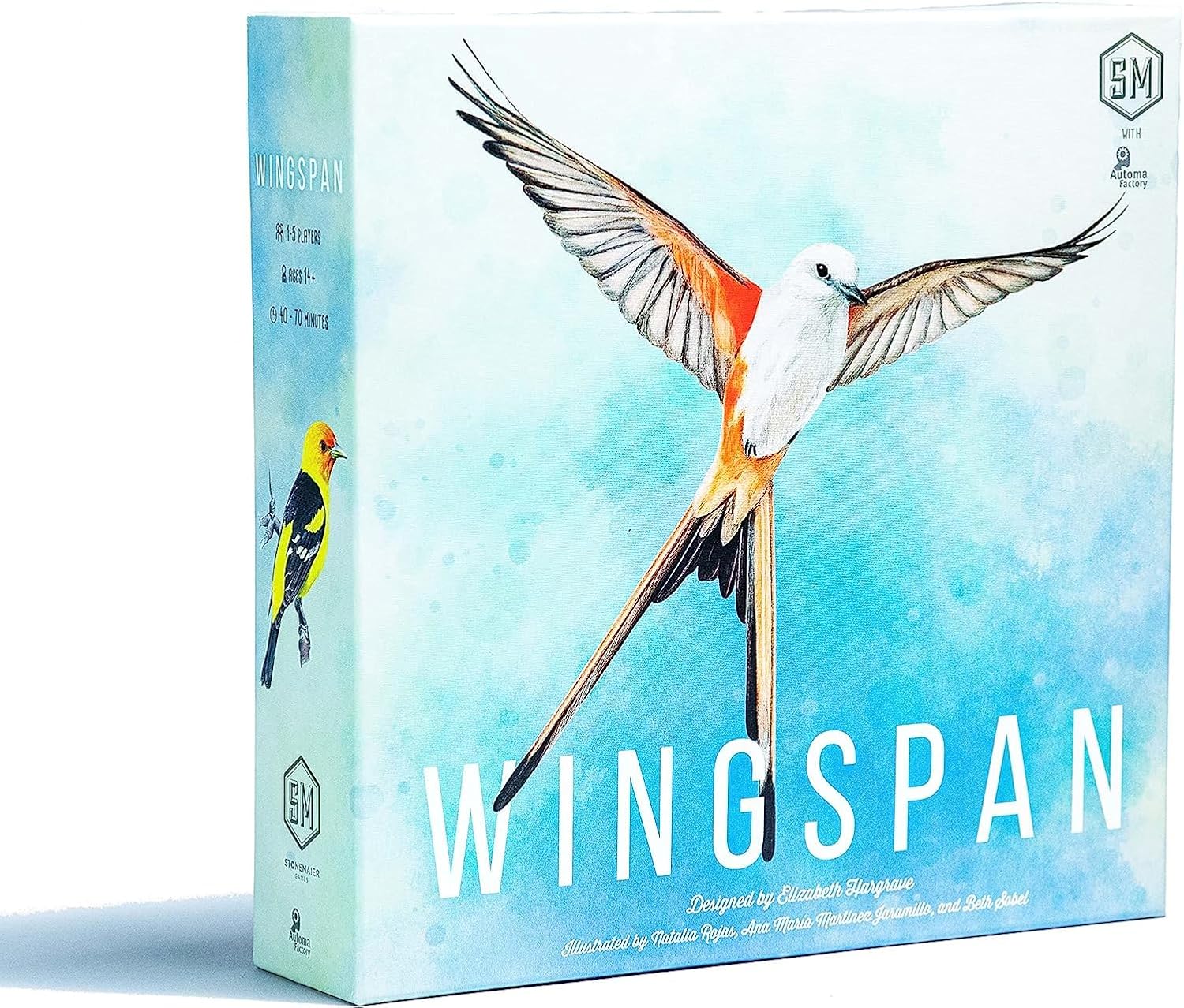 Wingspan Board Game A BirdCollection, EngineBuilding Game for 15