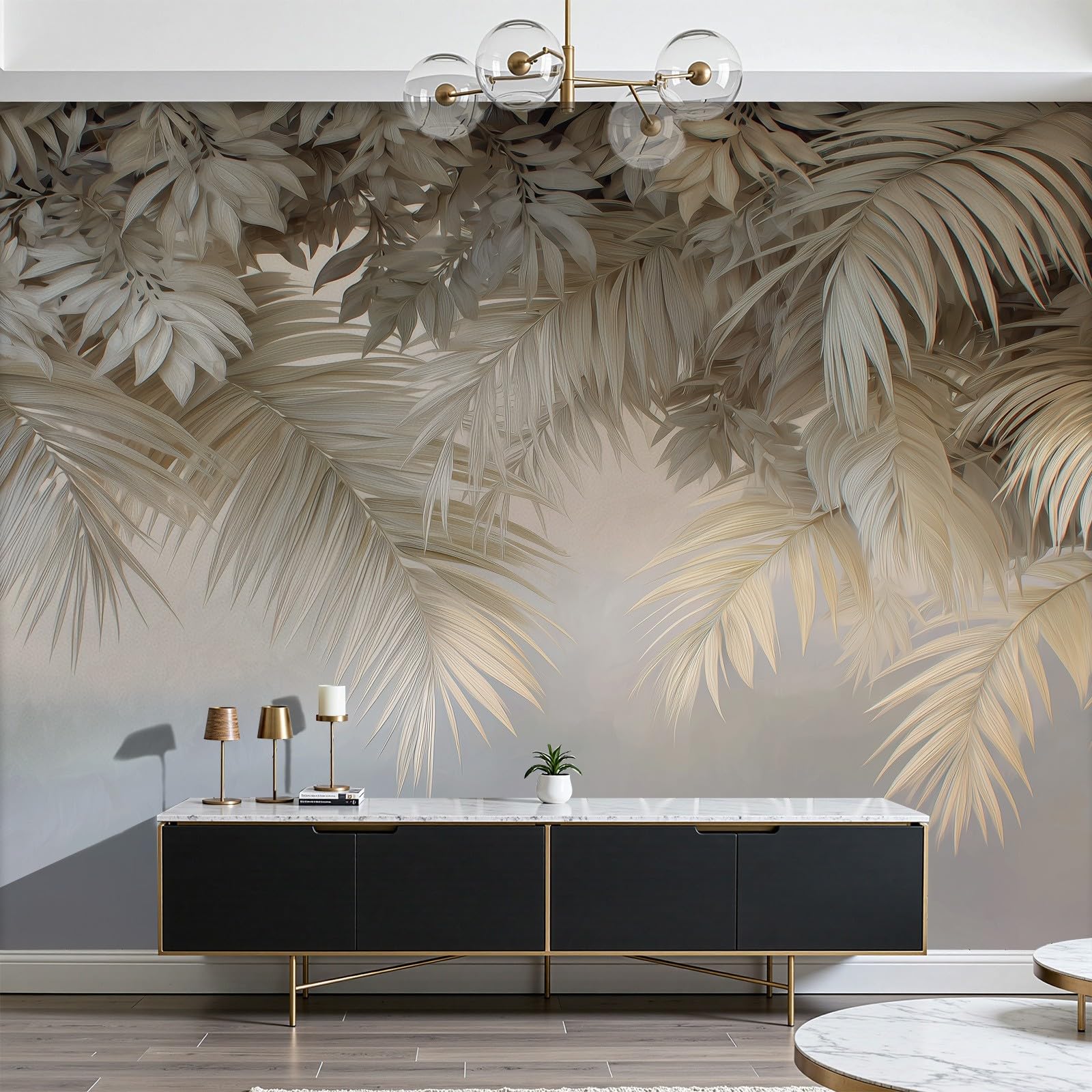 Papier peint intissé revêtement mural jungle tropicale grand format