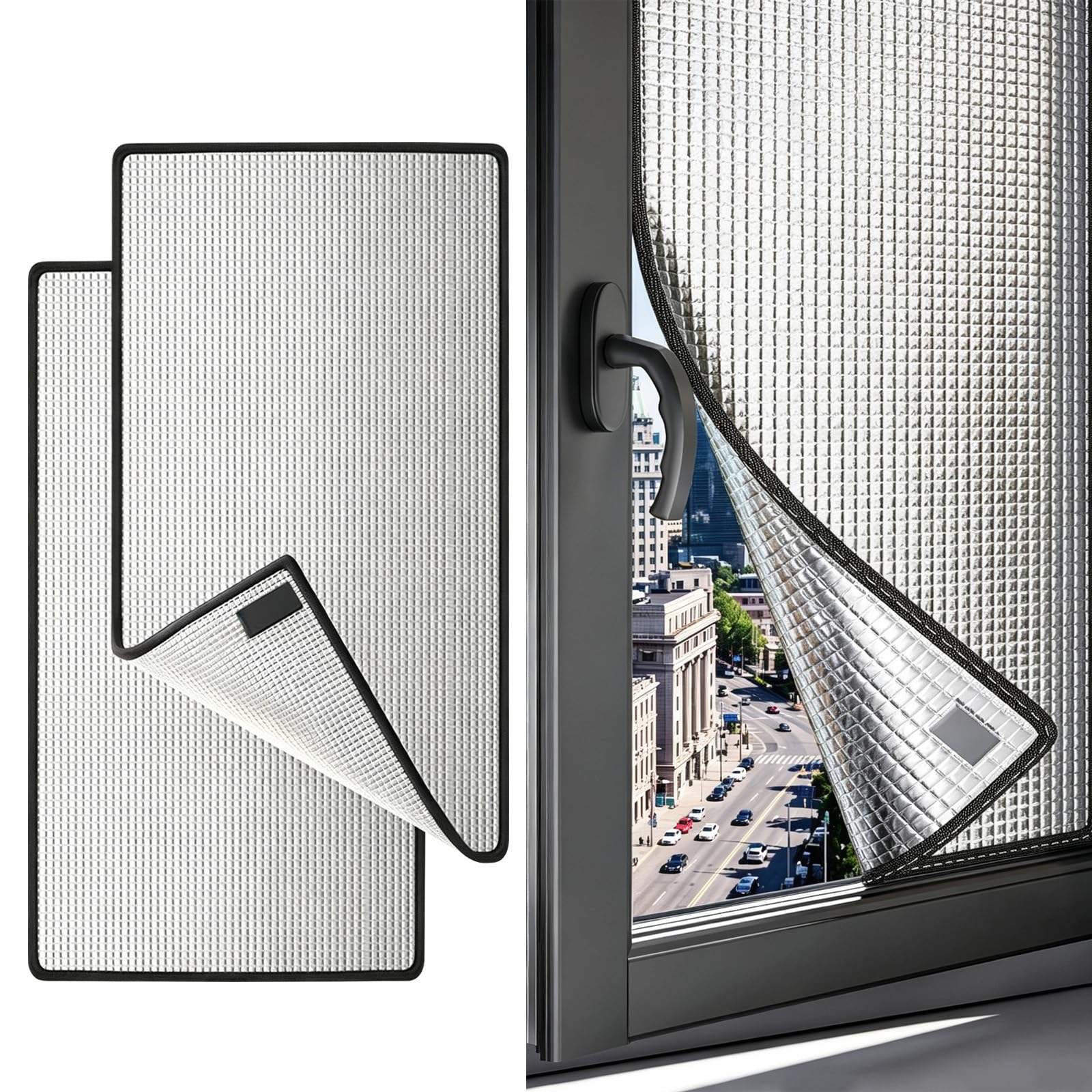 Cubierta De Ventana De Privacidad con Bloqueo Solar De Papel De Aluminio
