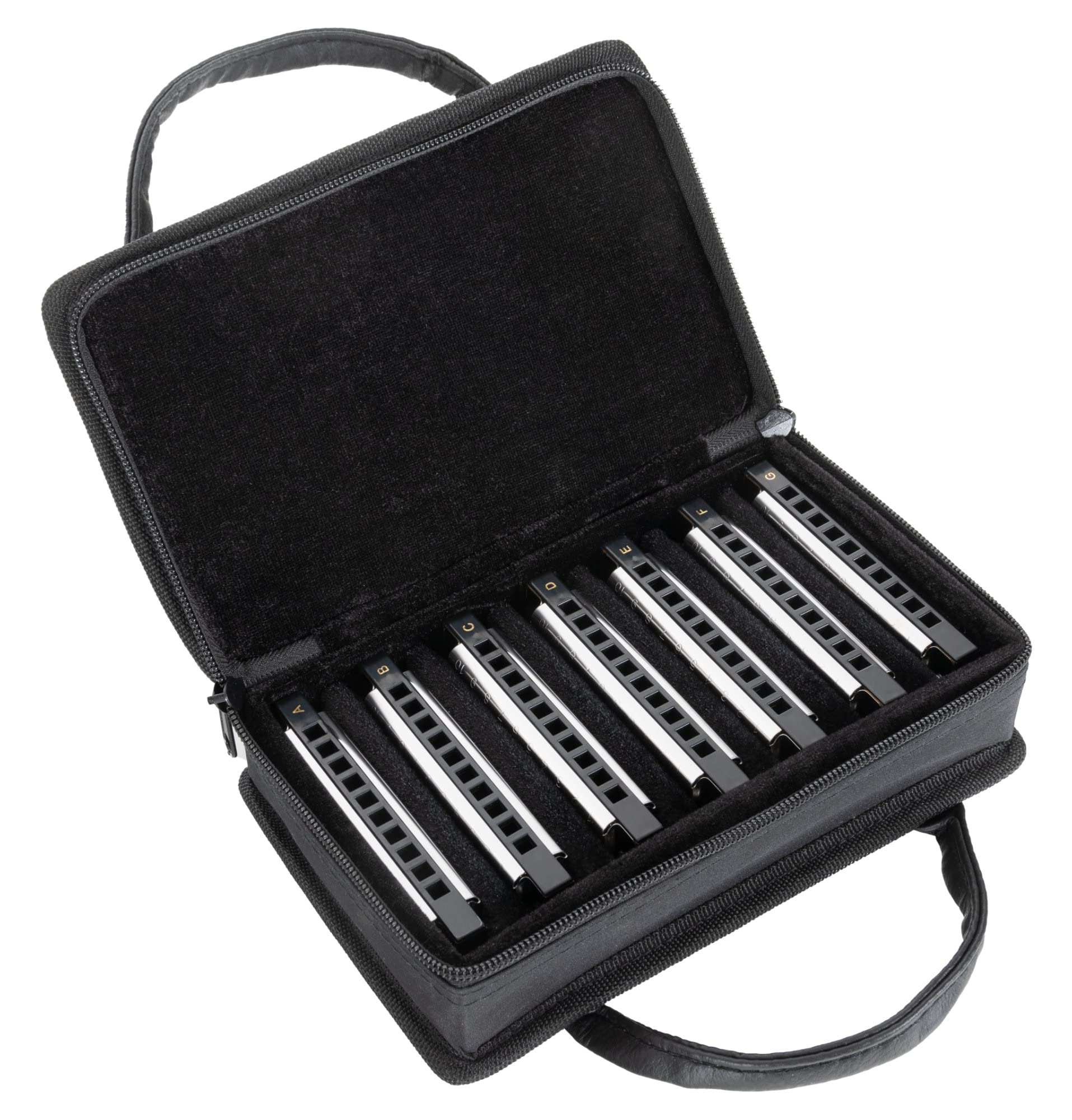 Classic Cantabile AHBS-7 Alabama Blues Harmonica Set de 7 harmonicas